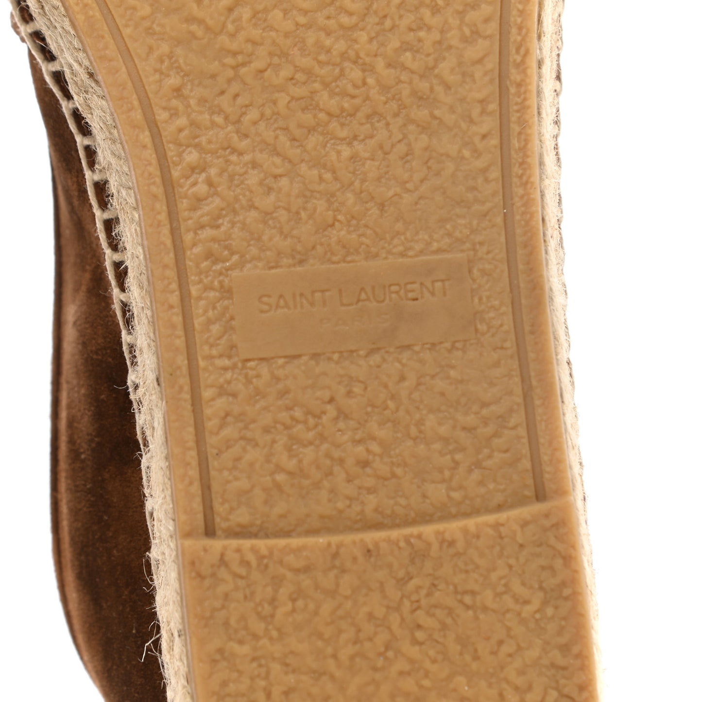 Suede Monogram Espadrilles 38 Brown