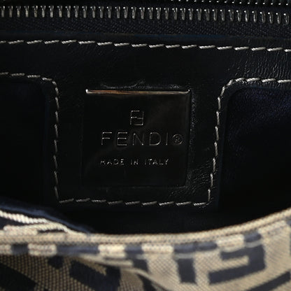 Fendi Zucchino Baguette Navy 6 of 9