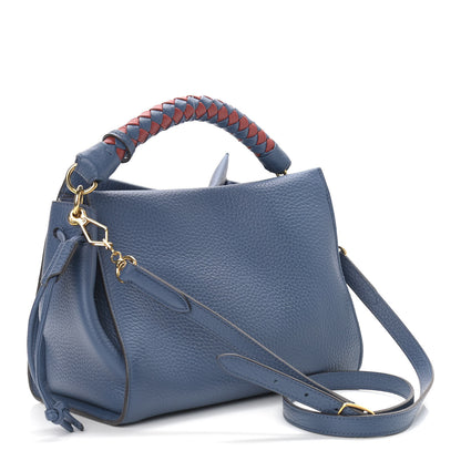 Mulberry Heavy Grain Small Iris Tote Pale Navy 3 of 9