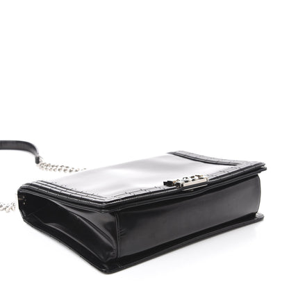Chanel Glazed Calfskin Large Boy Flap Black 4 of 12