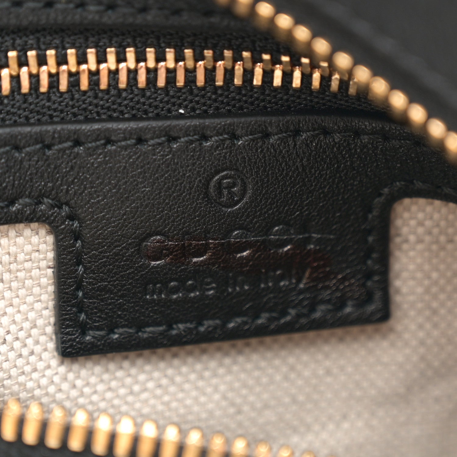 Gucci Aria Calfskin Web Large Attache Shoulder Bag Black 6 of 11