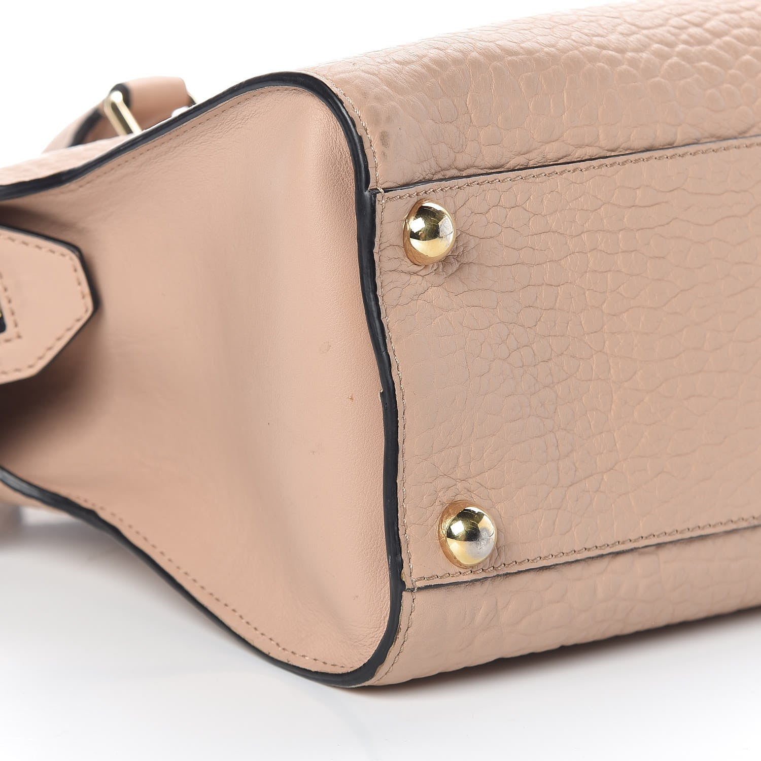 Burberry Signature Grain Medium Clifton Bag Pale Apricot 12 of 14