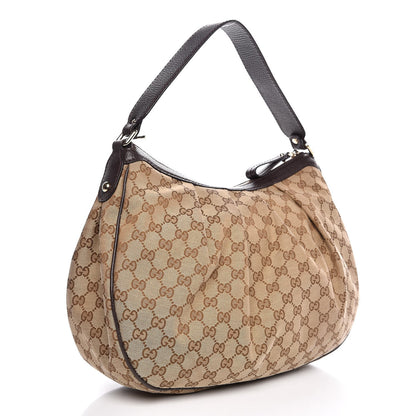 Gucci Monogram Medium Sukey Hobo Dark Brown 3 of 8