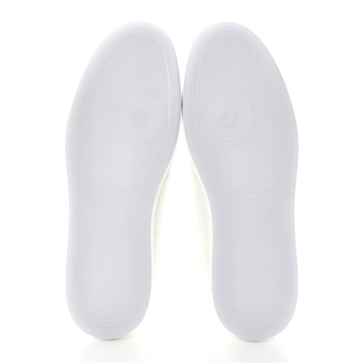 Louis Vuitton Calfskin Monogram Mens Rivoli Sneakers 9 White 5 of 11