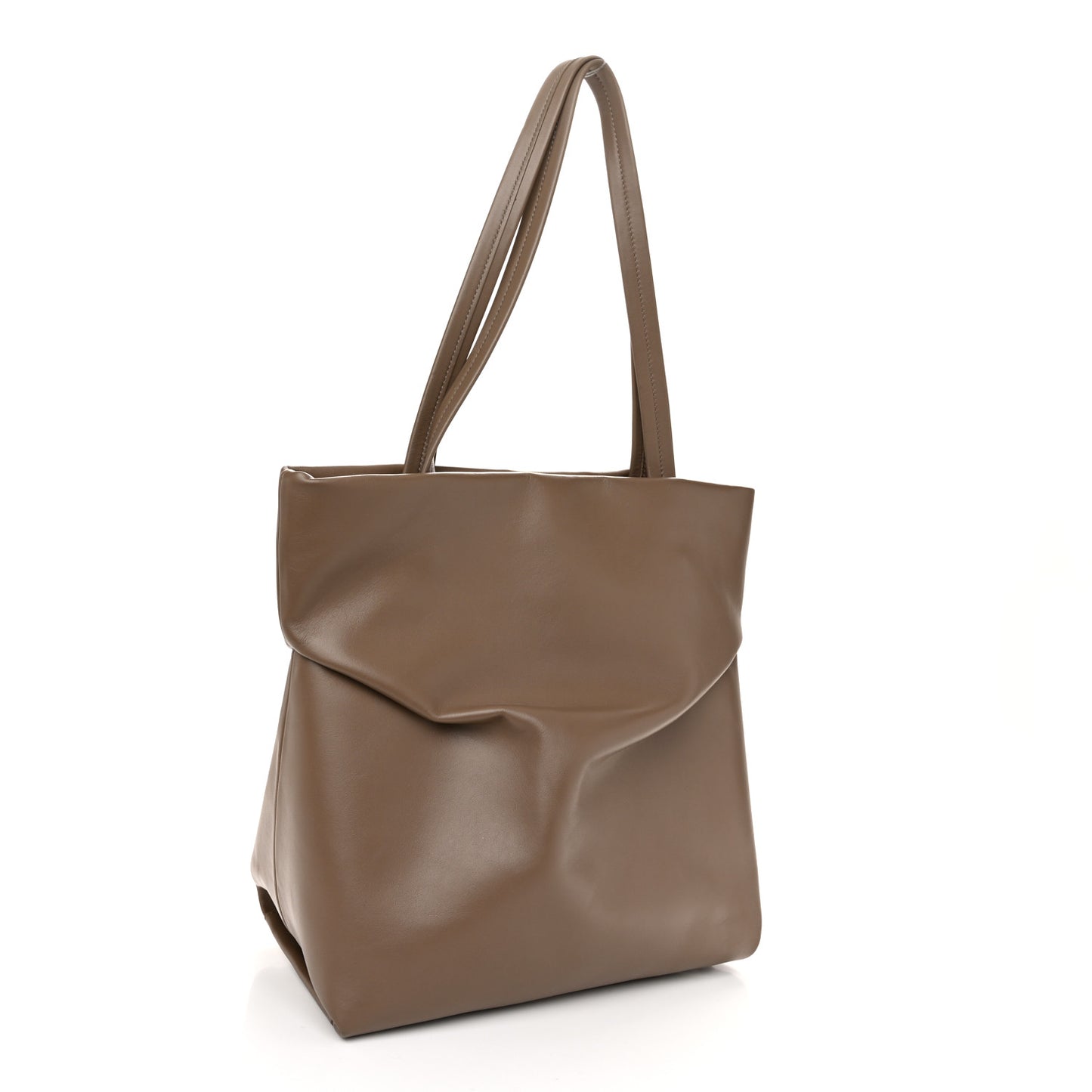 Calfskin Judy Tote Army Green