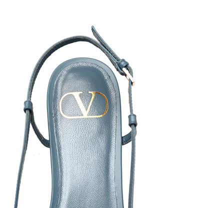 Valentino Garavani Nappa Vlogo Slingback Flats 37 Amadeus 7 of 8