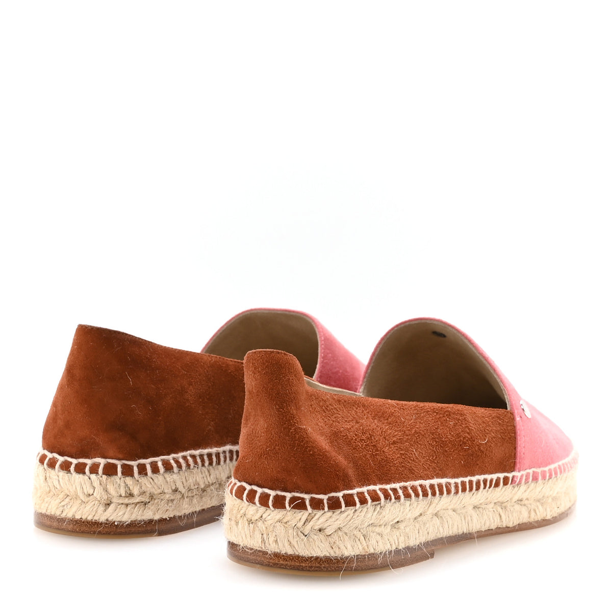 Suede Goatskin Womens Joven Espadrilles 37 Rose De Venise Gold
