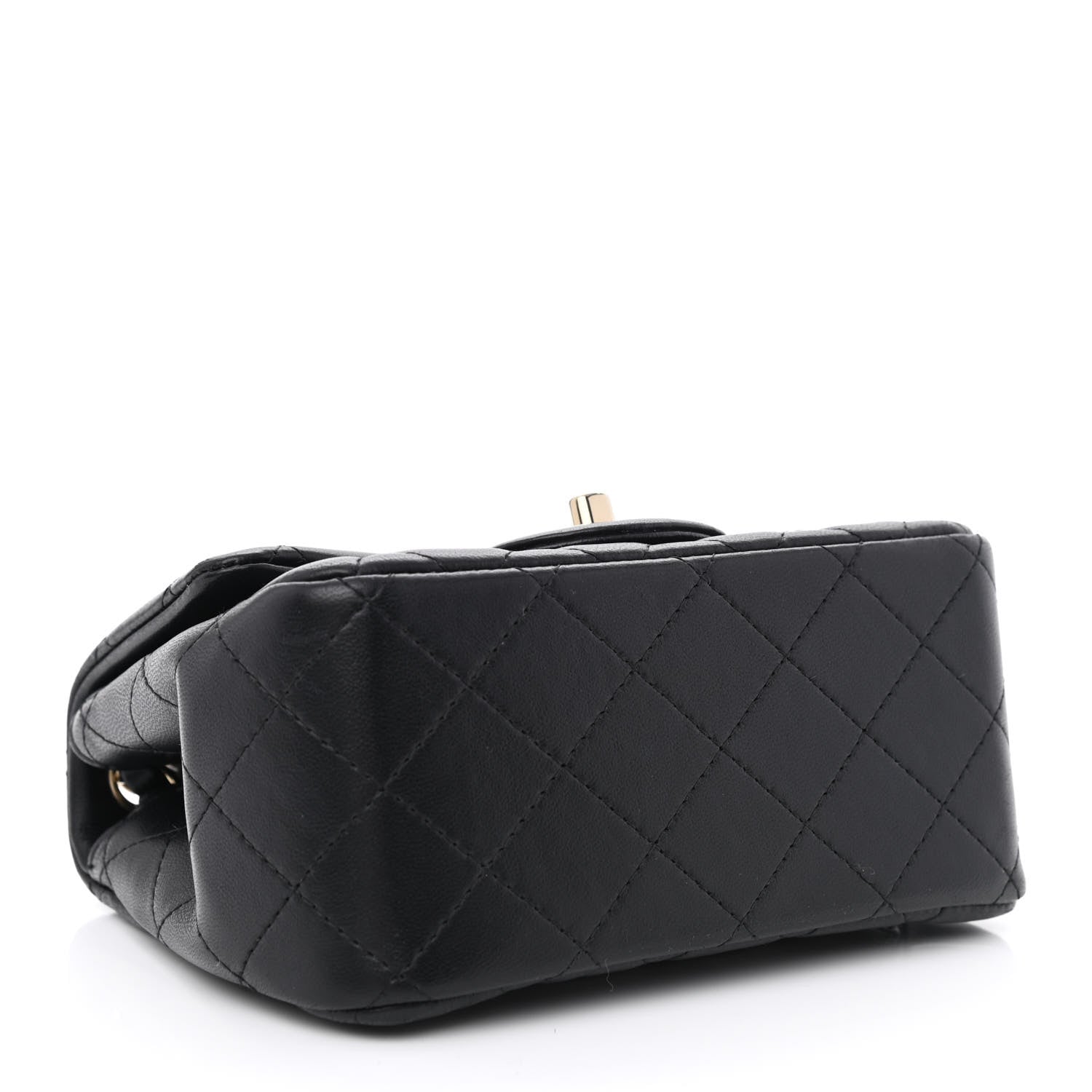 Chanel Lambskin Quilted Mini Square Flap Black 4 of 11