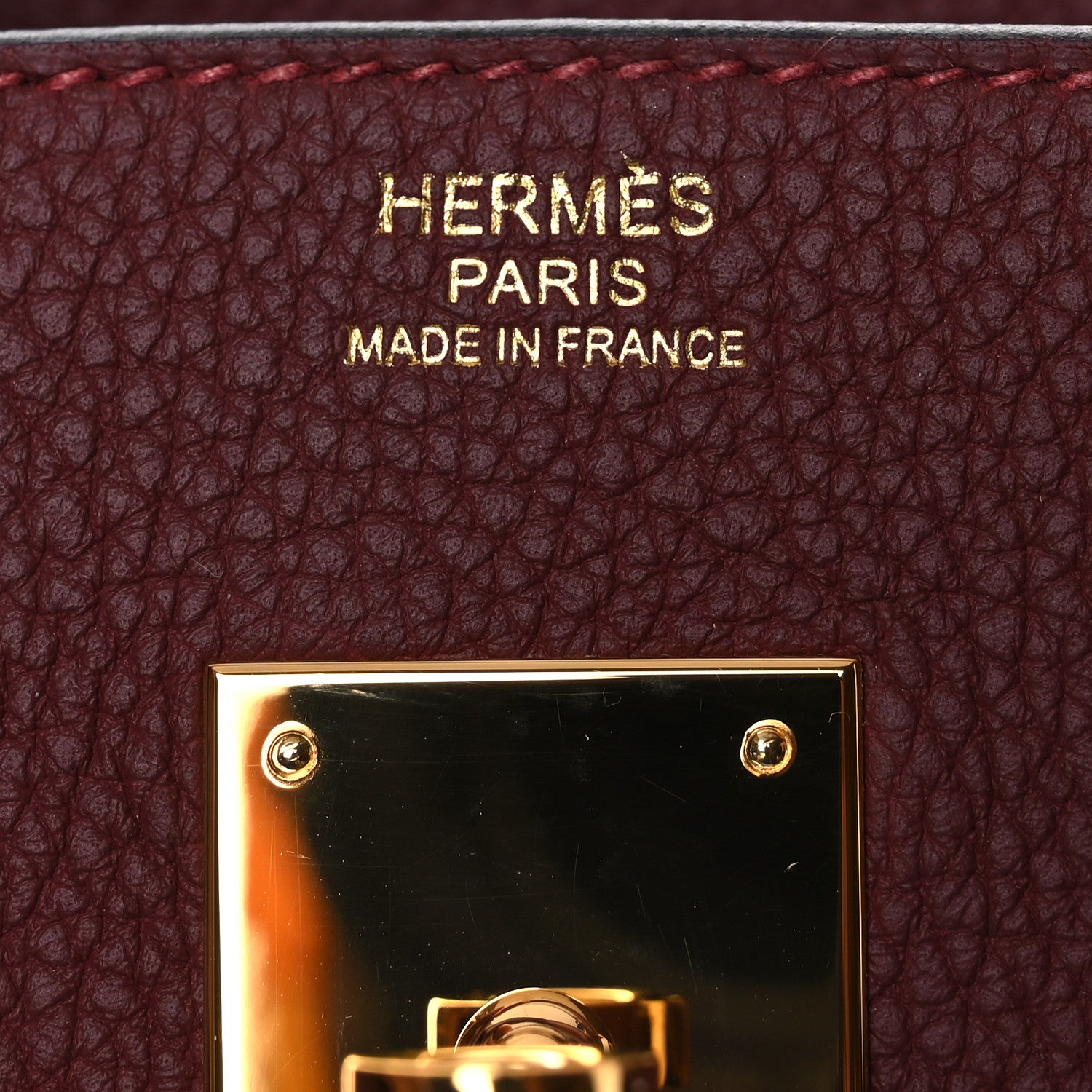 Hermes Togo Birkin 30 Rouge H 6 of 11