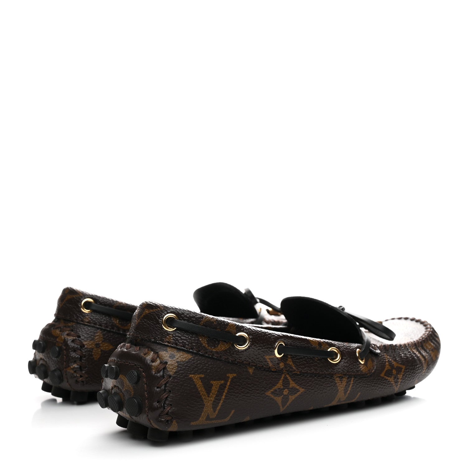 Louis Vuitton Patent Monogram Gloria Loafers 35 5 of 11