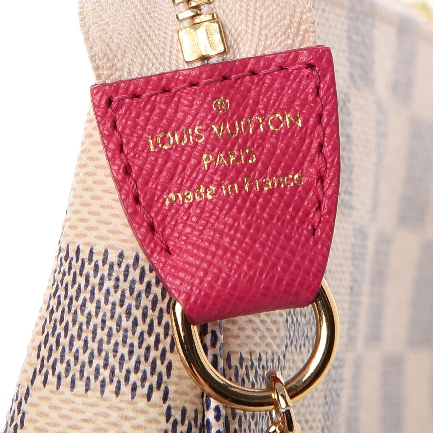 Louis Vuitton Damier Azur 2015 Christmas Animation Mini Pochette Accessories 8 of 8
