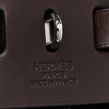Hermes Toile Vache Hunter Herbag Zip 31 PM Black Ebene 6 of 10