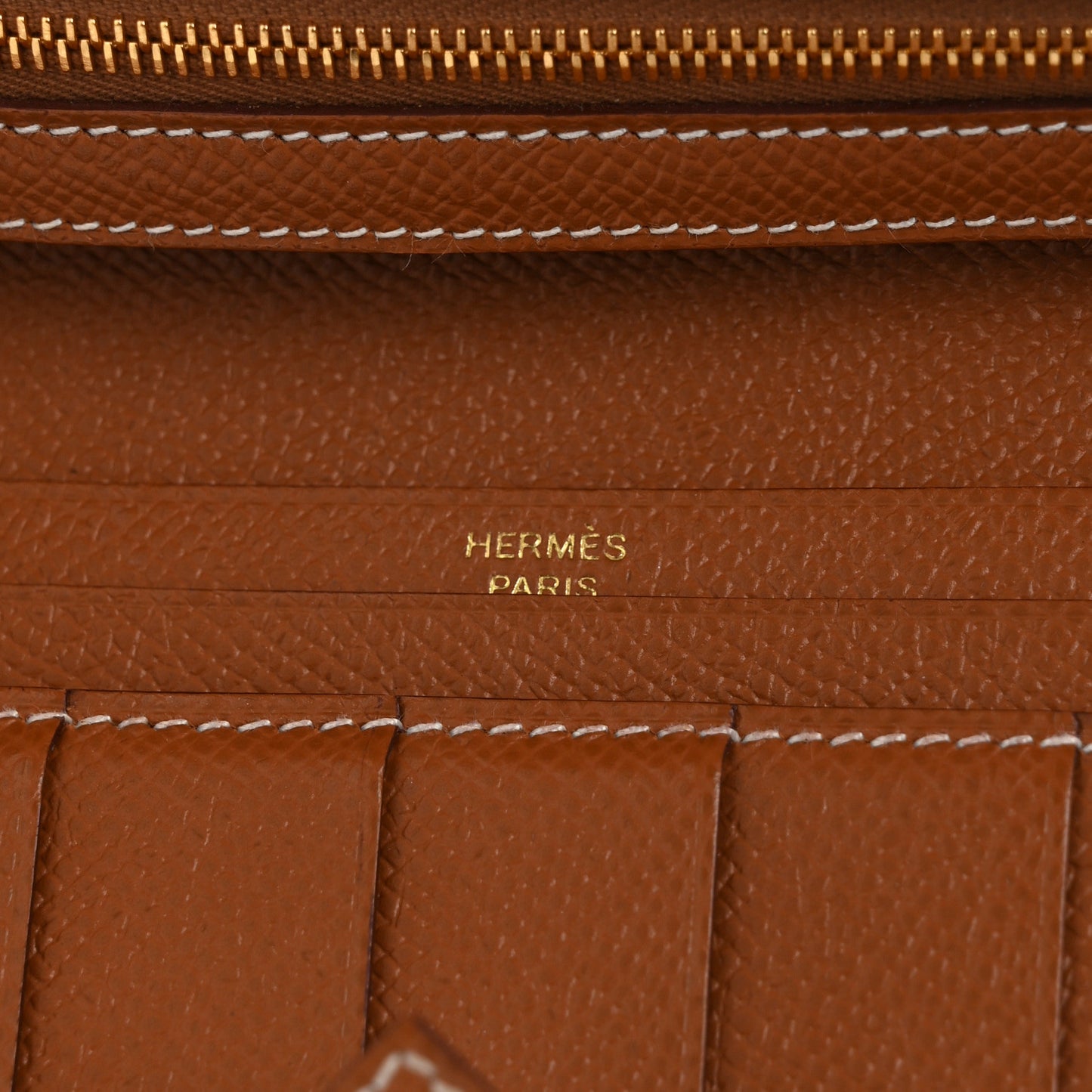 Epsom Bearn Gusset Wallet Gold