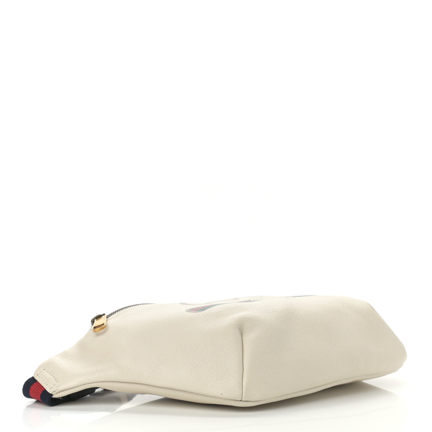 Gucci Grained Calfskin Logo Belt Bag White 4 of 10