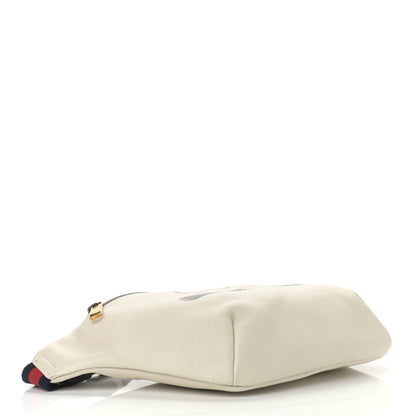 Gucci Grained Calfskin Logo Belt Bag White 4 of 10