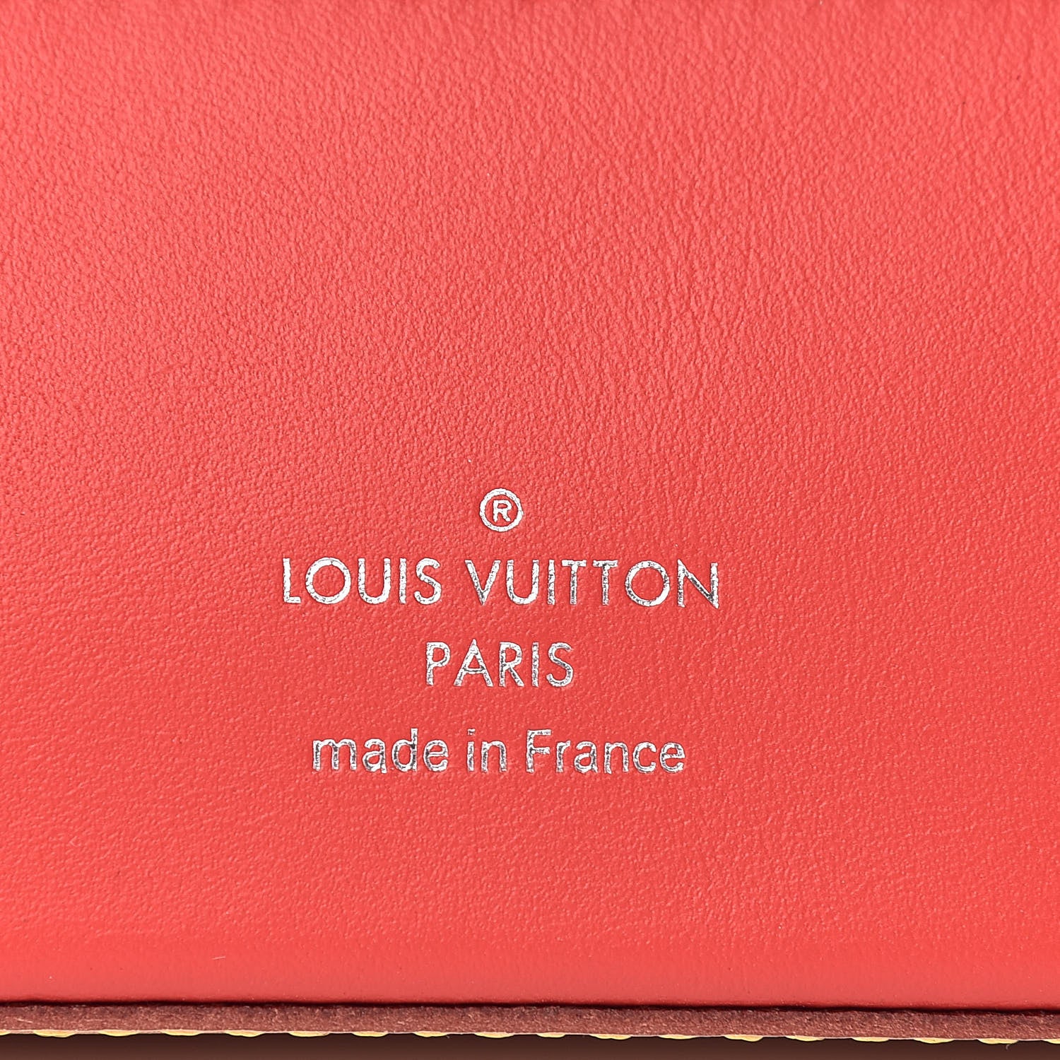 Louis Vuitton Monogram Elizabeth Pencil Pouch Red 7 of 9