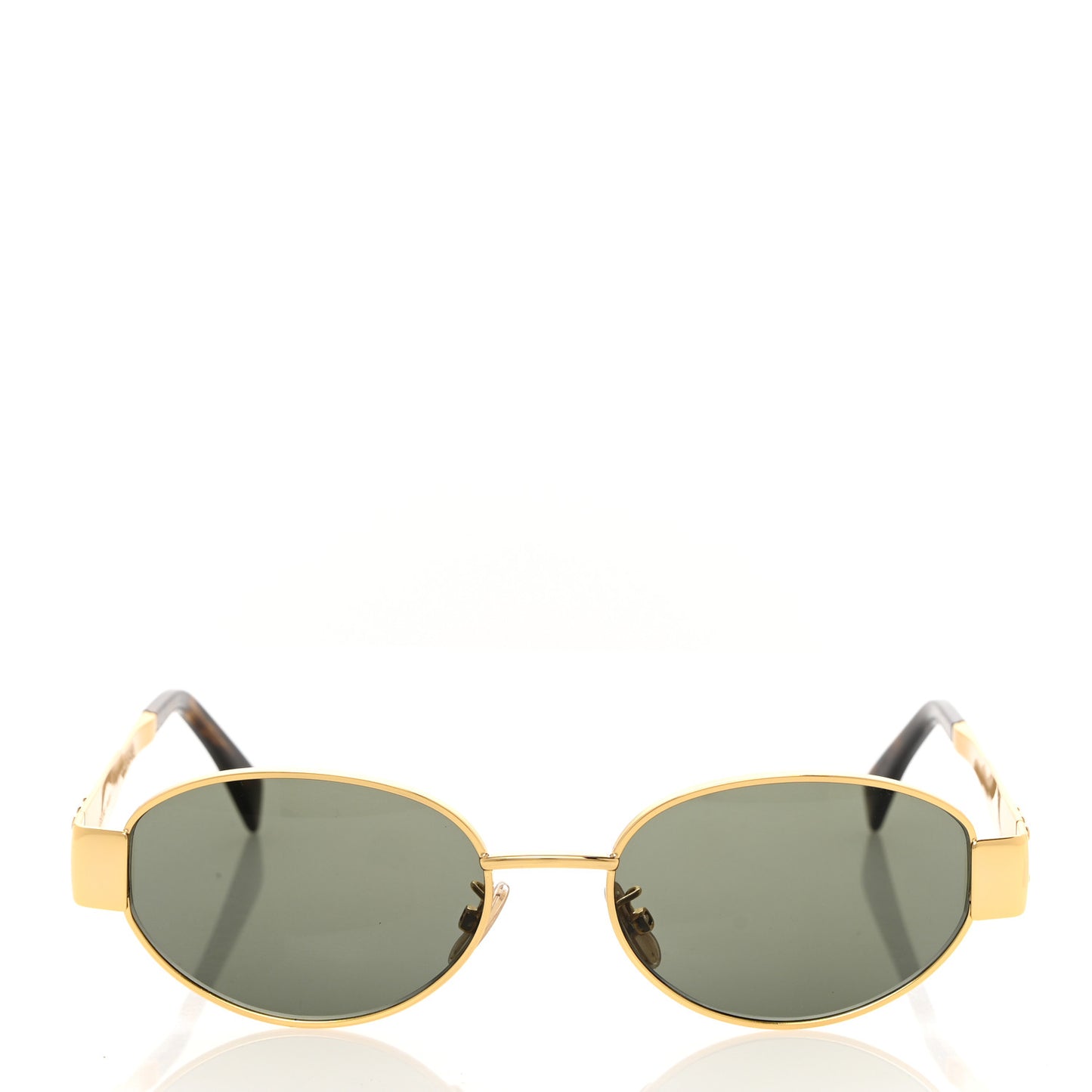 Metal Triomphe 01 Sunglasses CL40235U Gold Green