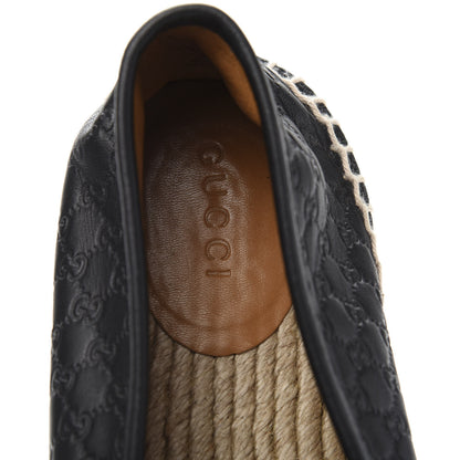 Gucci Microguccissima Signature Espadrilles 39 Black 6 of 9