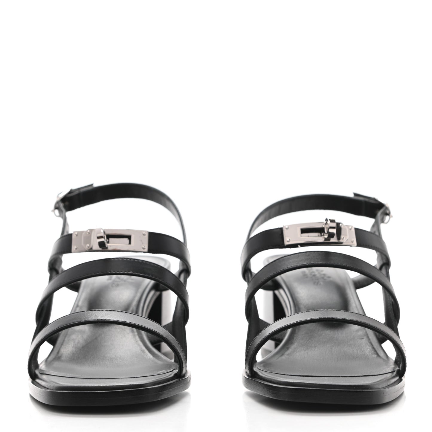 Calfskin Eve 60 Sandals 37 Black