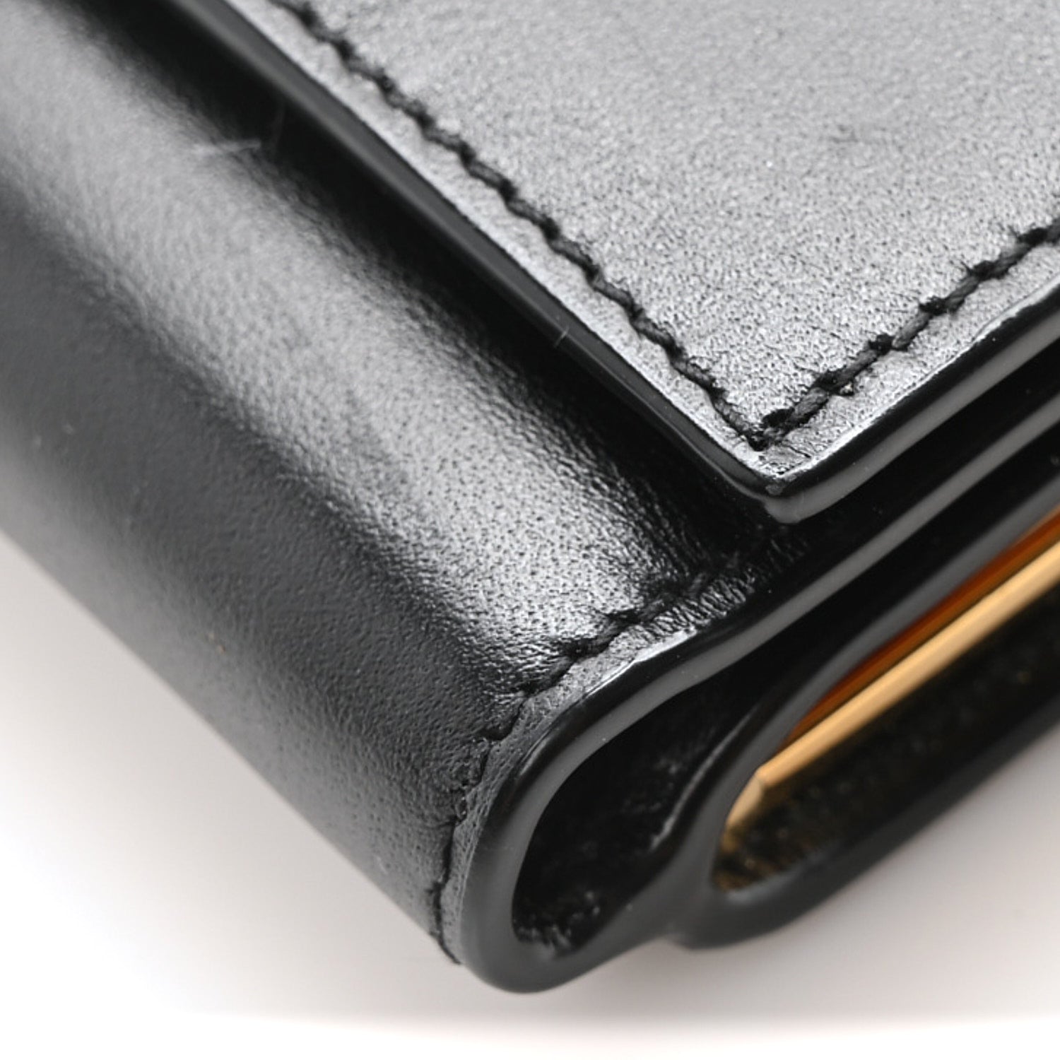 Saint Laurent Smooth Calfskin Monogram Rider Belt Bag Black 9 of 9