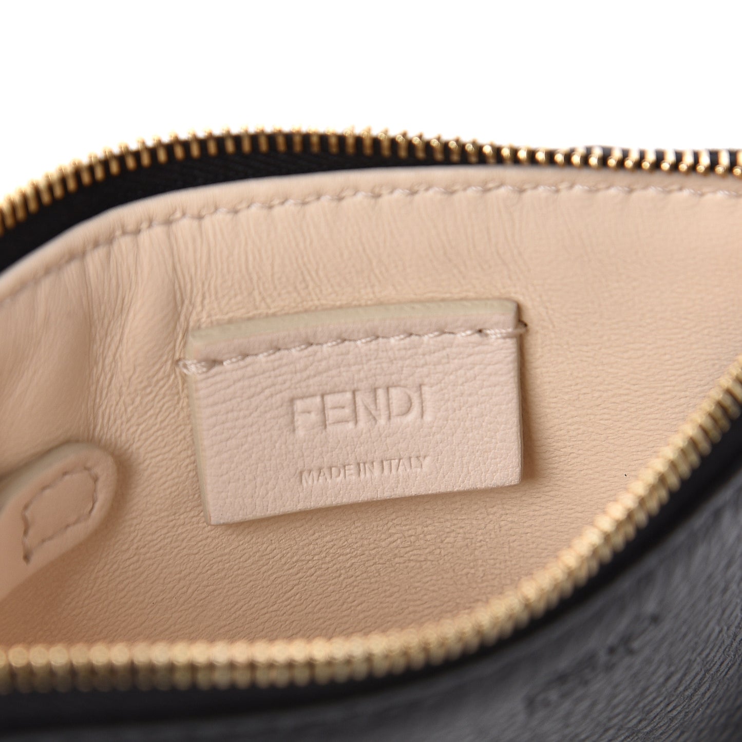 Cuoio Romano Vitello Grace Key Case Pouch Black Camelia