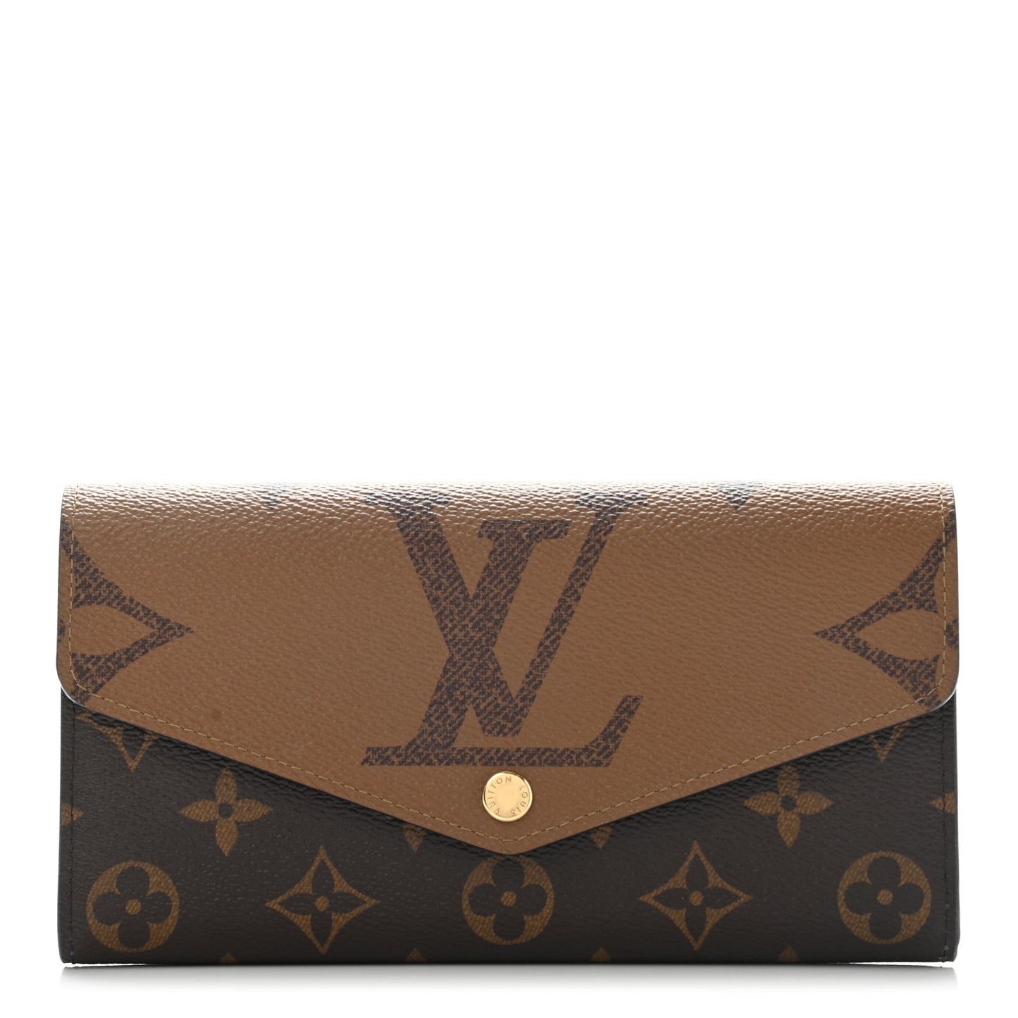 Reverse Monogram Giant Sarah Wallet