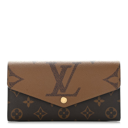 Louis Vuitton Reverse Monogram Giant Sarah Wallet 1 of 9
