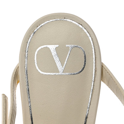 Valentino Garavani Nappa French Bow Gladiator 45mm Sandals 40 Avorio 7 of 9