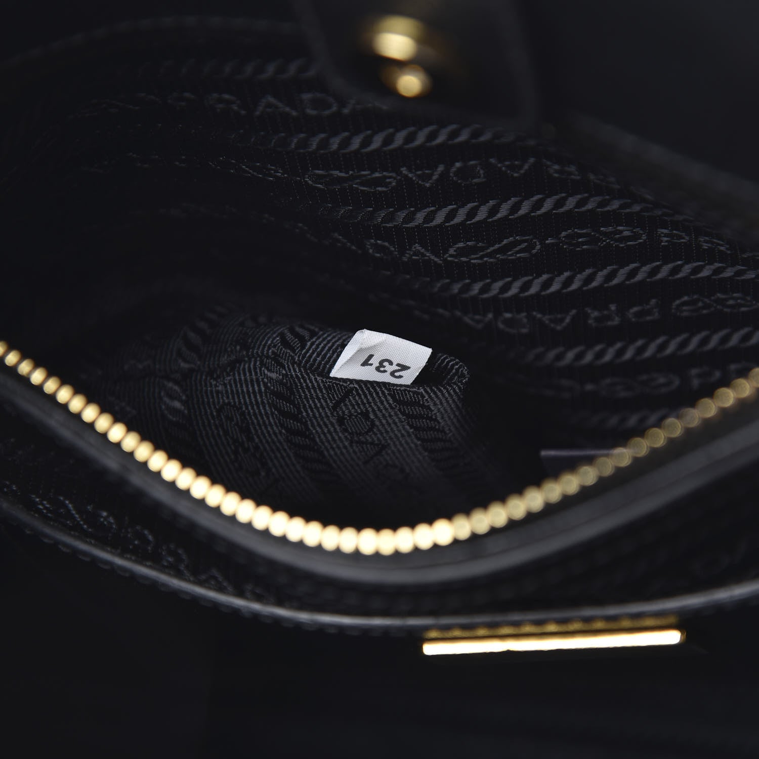 Prada Saffiano Lux Small Parabole Tote Black 8 of 12