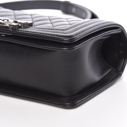 Chanel Calfskin Quilted Small Boy Flap Black 9 of 10