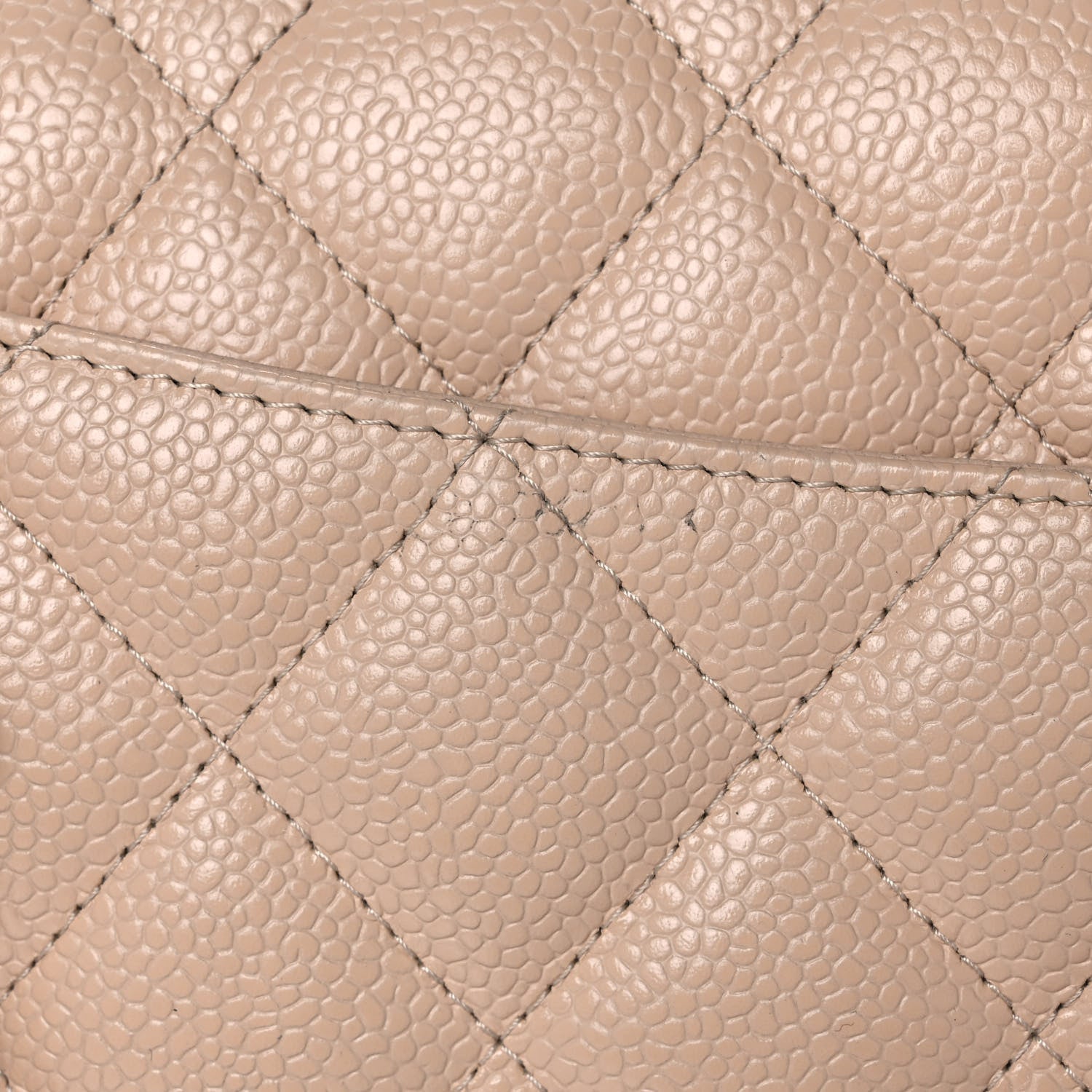 Chanel Caviar Quilted Jumbo Double Flap Beige Clair 15 of 19