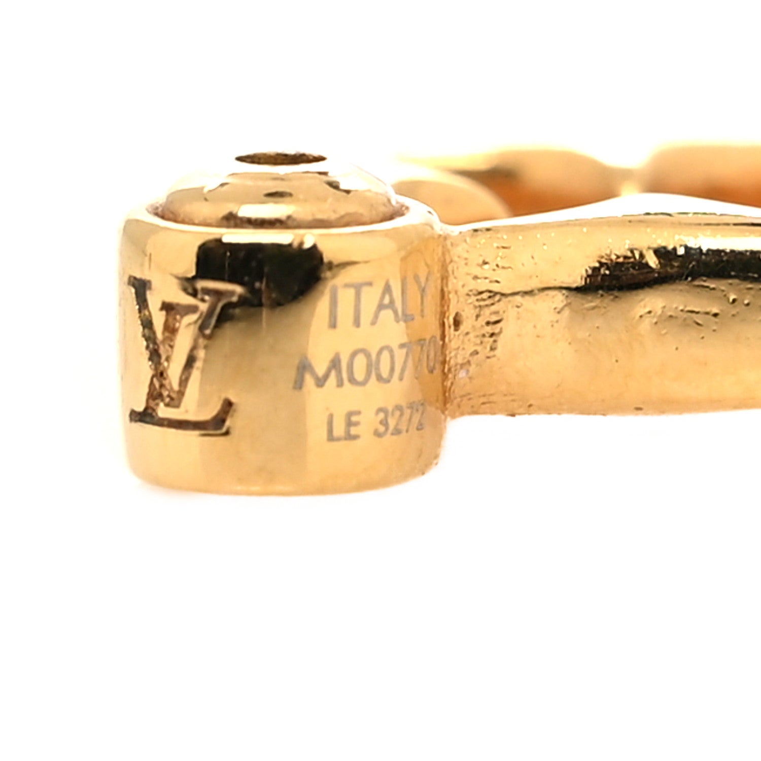 Louis Vuitton LV Flowergram Earrings Gold 4 of 4