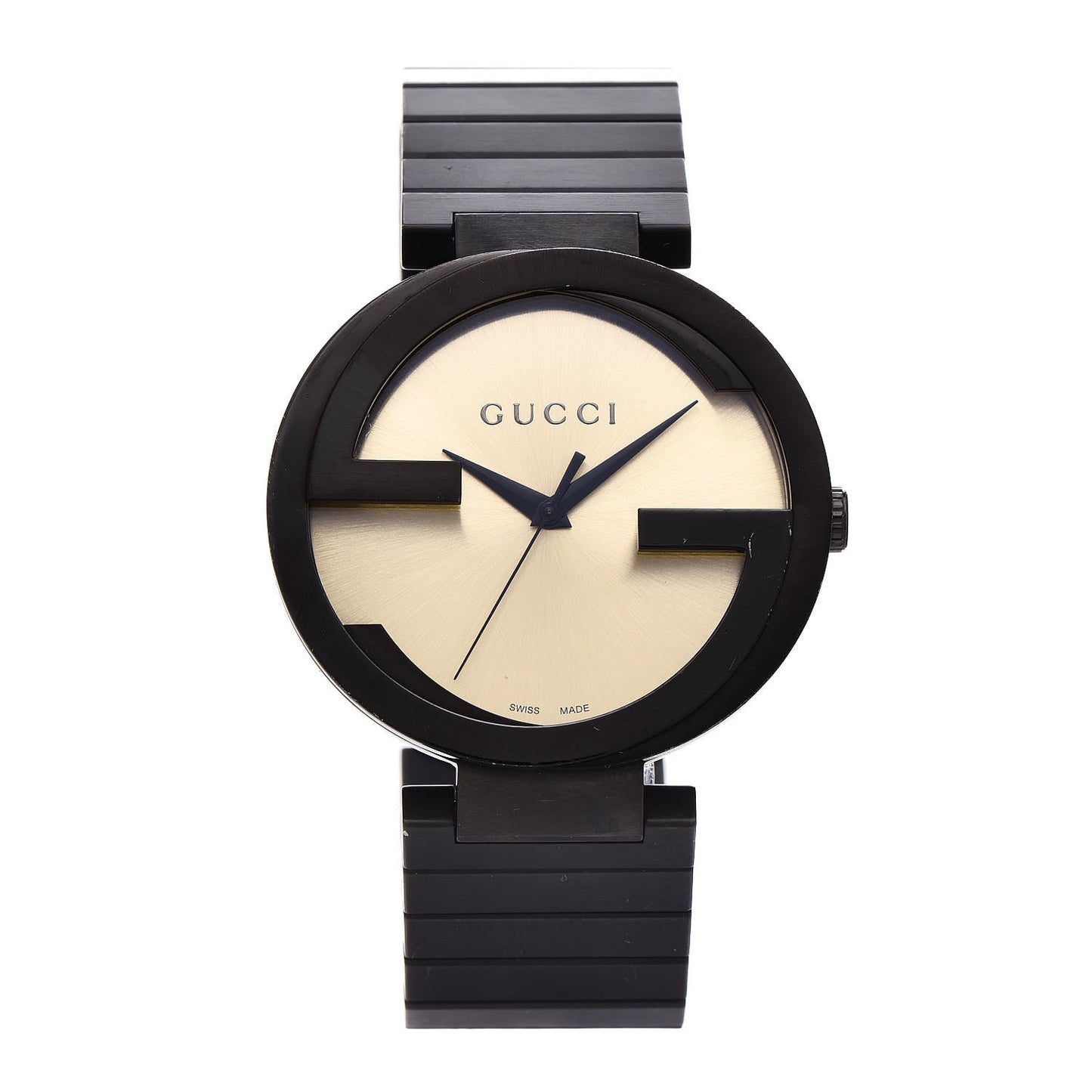 Stainless Steel 42mm Interlocking G Grammy Quartz Watch