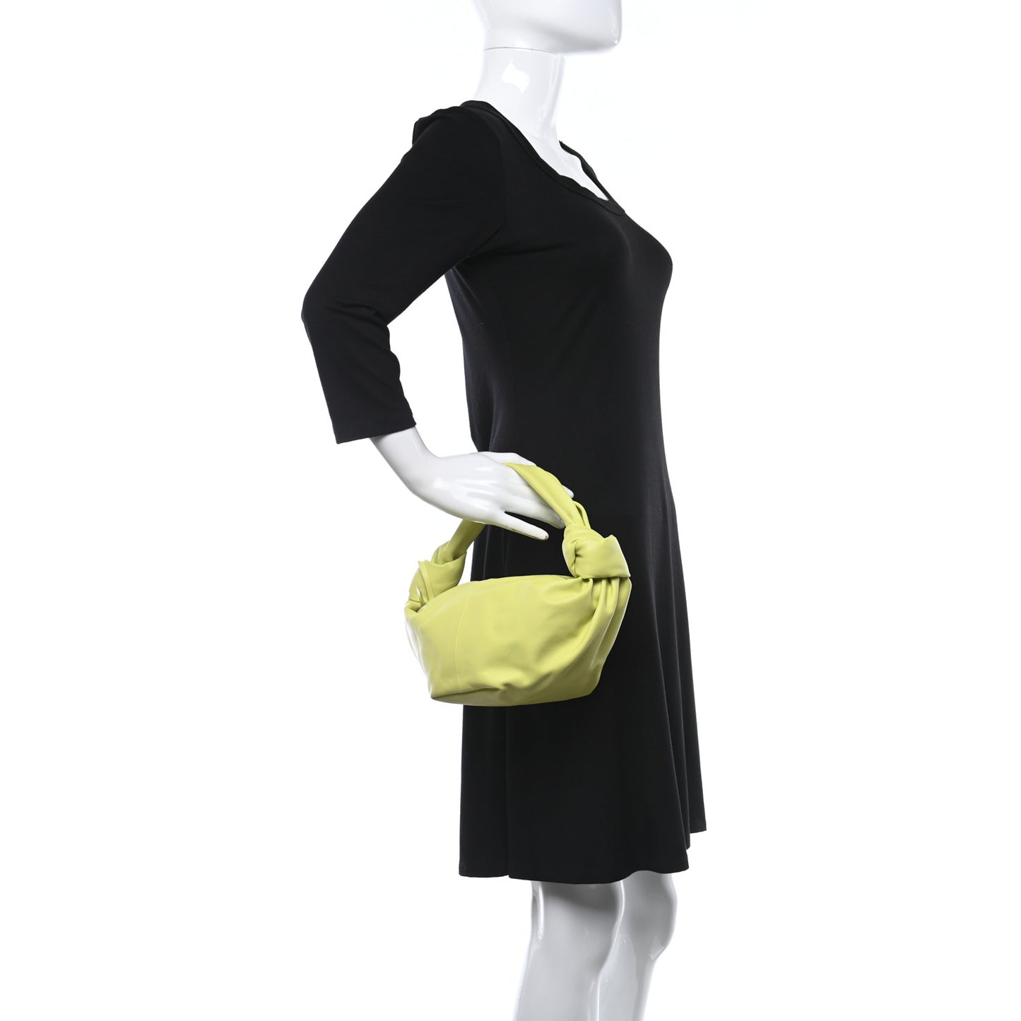 Calfskin Mini Double Knot Bag Kiwi