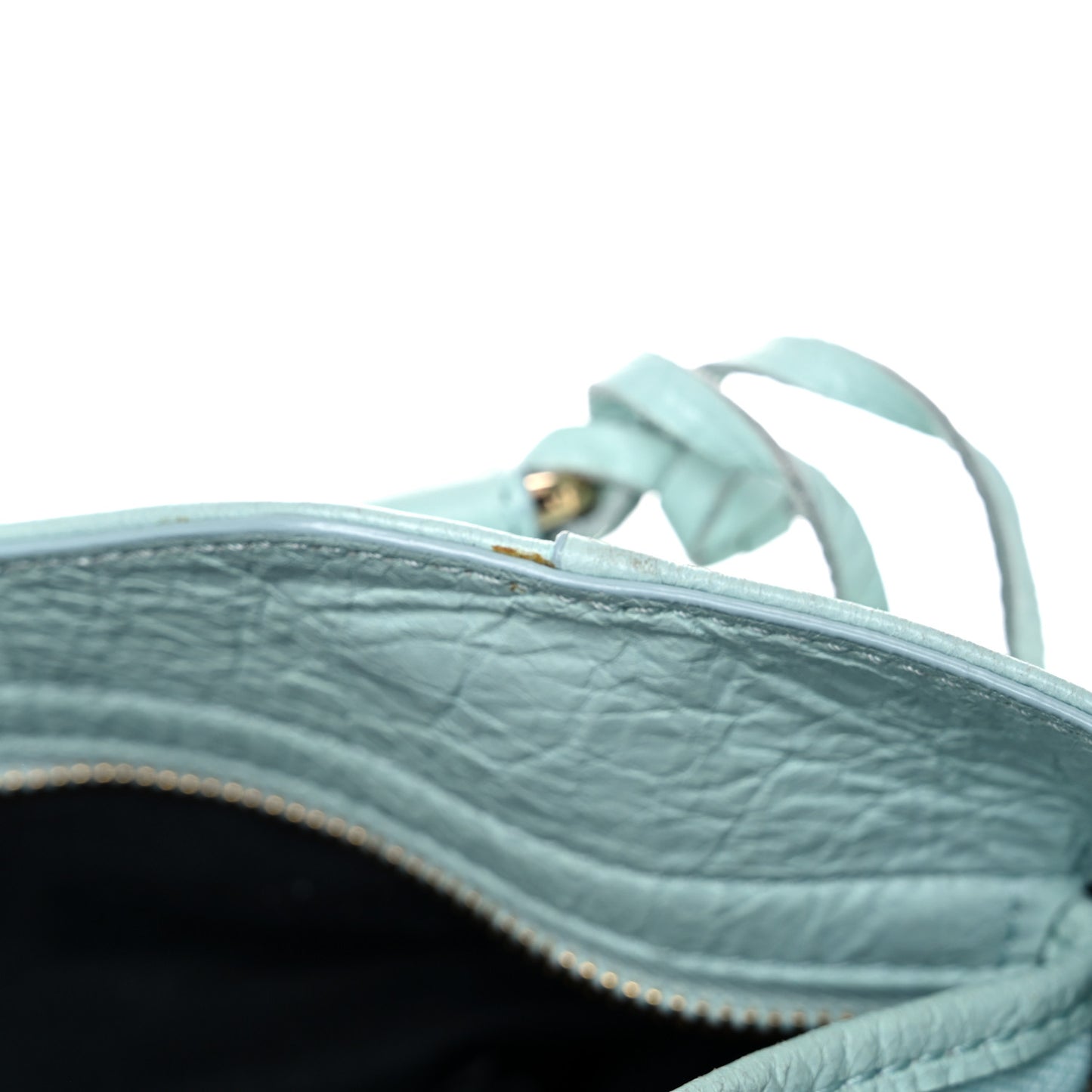 Agneau Classic Gold Hardware Velo Bleu Maldives