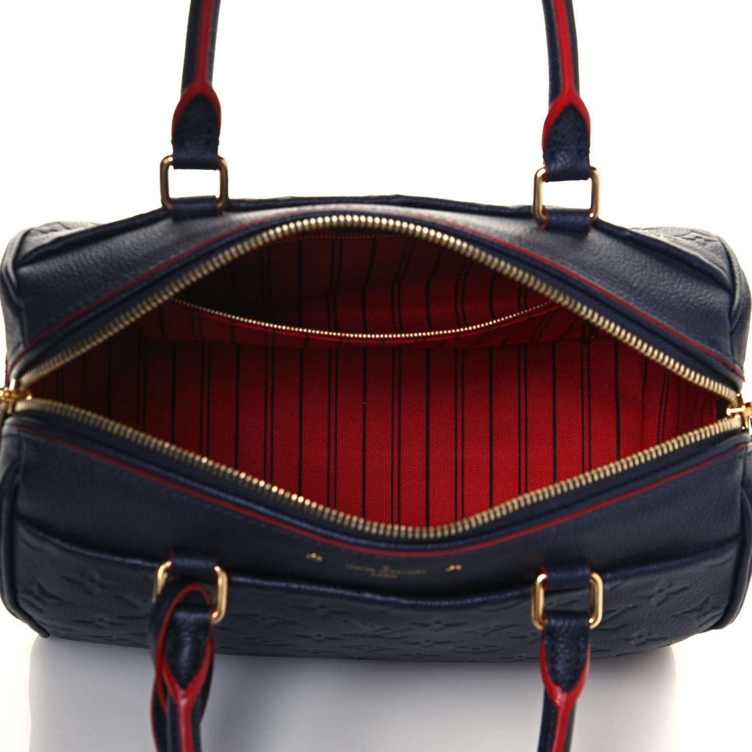 Louis Vuitton Empreinte Speedy Bandouliere 25 NM Marine Rouge 4 of 11
