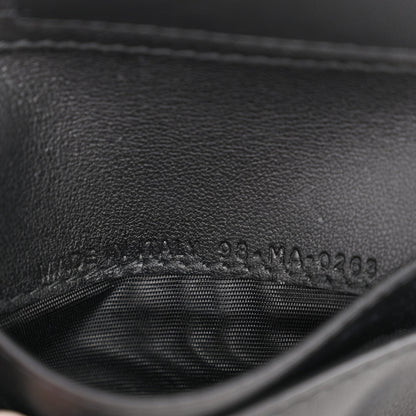 Christian Dior Grained Calfskin Supple Cannage Caro Dahlia Wallet Black 7 of 11