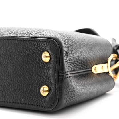 Louis Vuitton Taurillon Mini Capucines Black 10 of 19