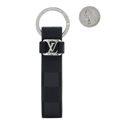Louis Vuitton Damier Graphite LV Dragonne Key Holder 2 of 3