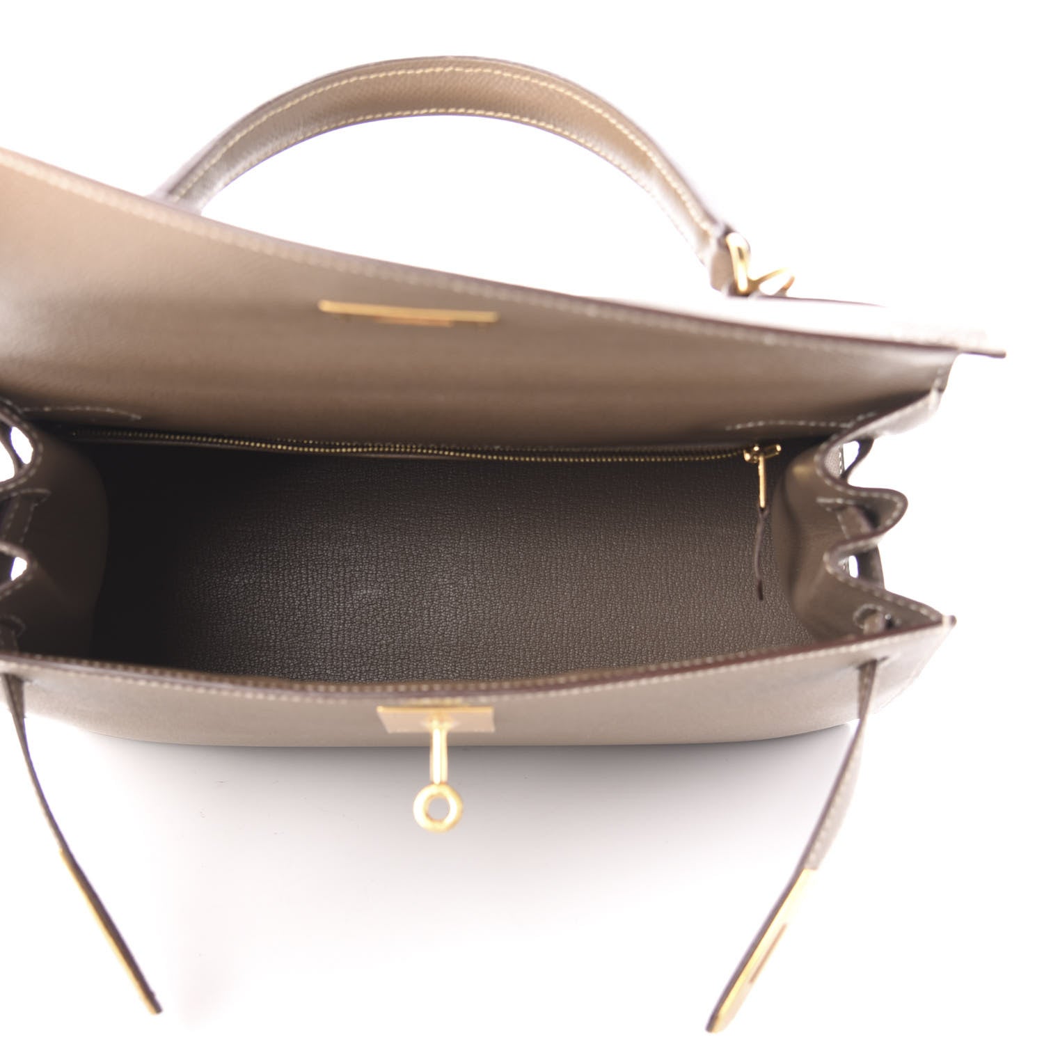 Hermes Epsom Kelly Sellier 28 Etoupe 5 of 14