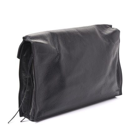 Balenciaga Veau Papier Sight Clutch Black 2 of 9