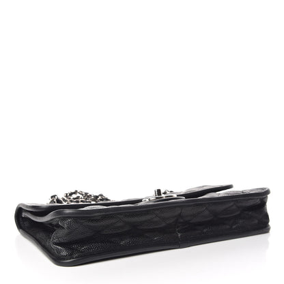 Chanel Caviar Quilted Medium French Riviera Flap Black 5 of 10