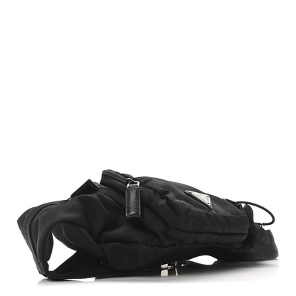 Prada Nylon Metal Triple Pocket Belt Bag Black 4 of 10