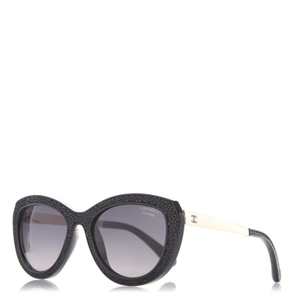 Chanel Stingray CC Polarized Sunglasses 6046-Q Black 1 of 7