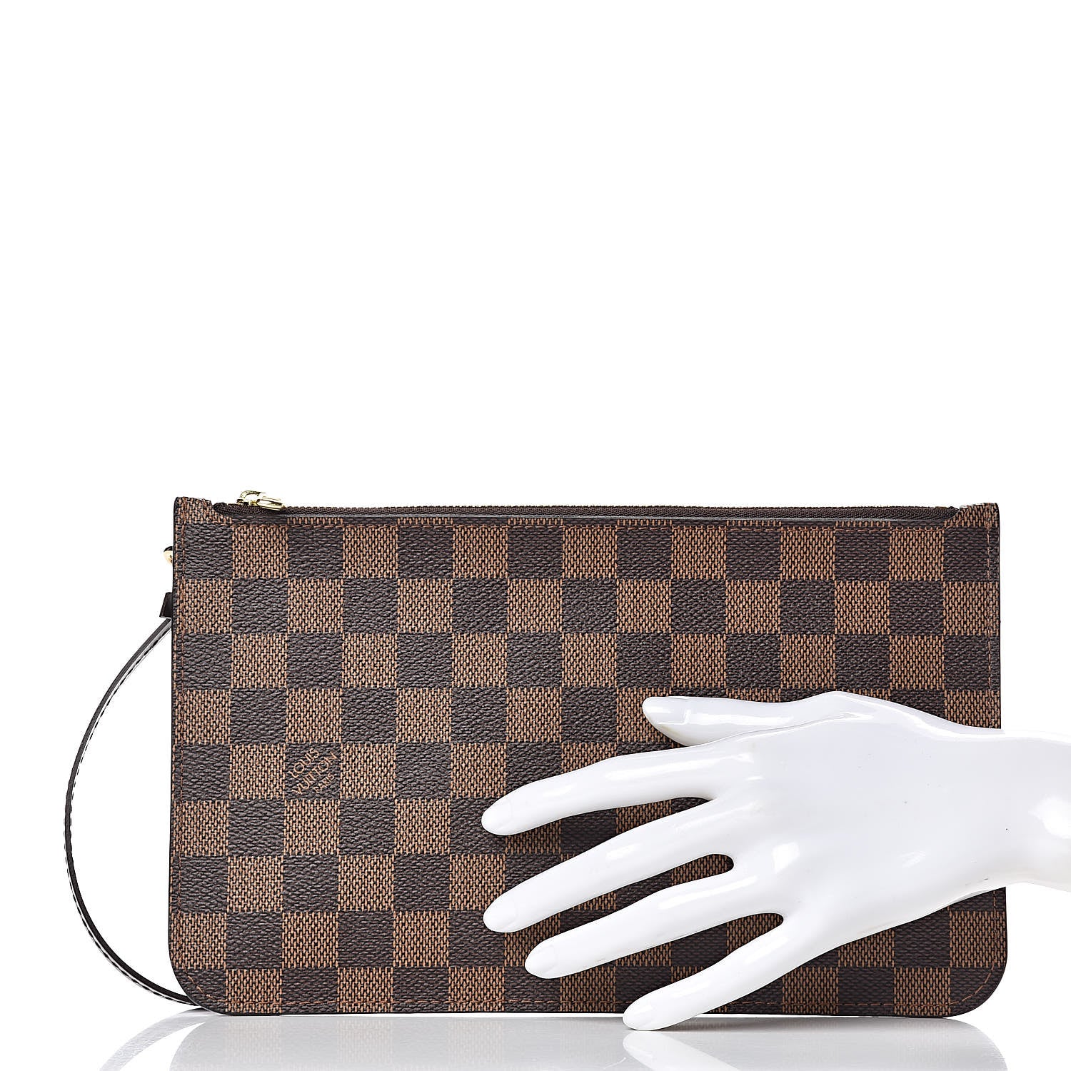 Louis Vuitton Damier Ebene Neverfull MM GM Pochette 2 of 8