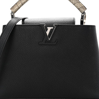 Louis Vuitton Taurillon Ayers Capucines BB Black 8 of 11