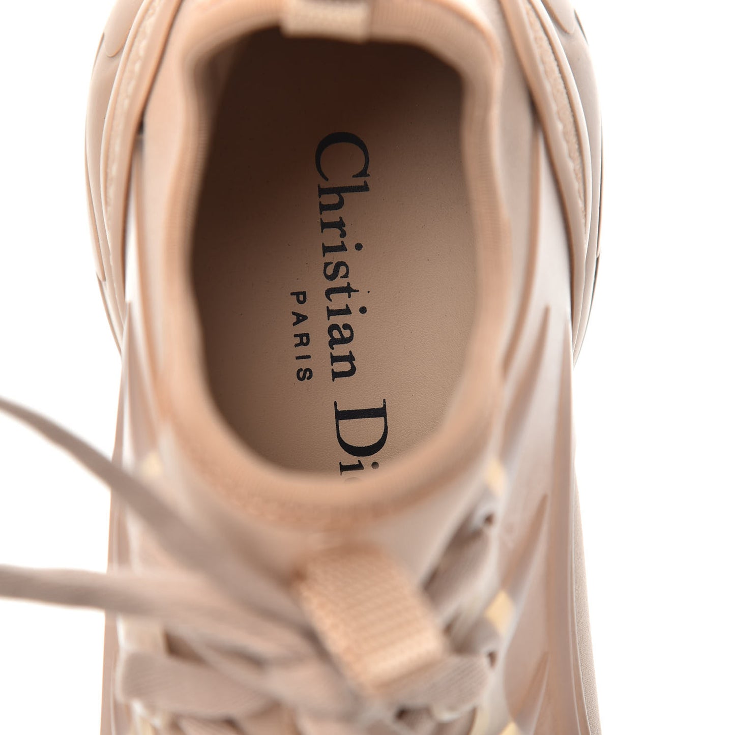 Neoprene Rubber Womens D-Connect Sneakers 35 Nude