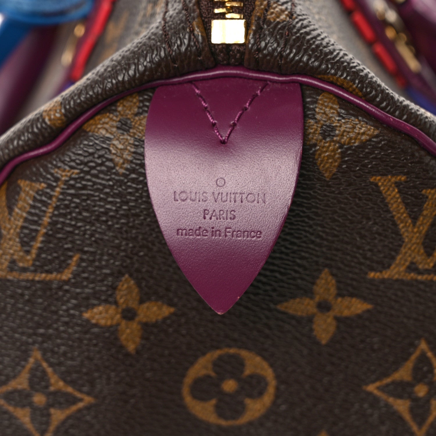 Louis Vuitton Monogram Totem Speedy 30 Magenta 6 of 10