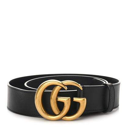 Gucci Calfskin Double G 40mm Belt 95 38 Black 1 of 8