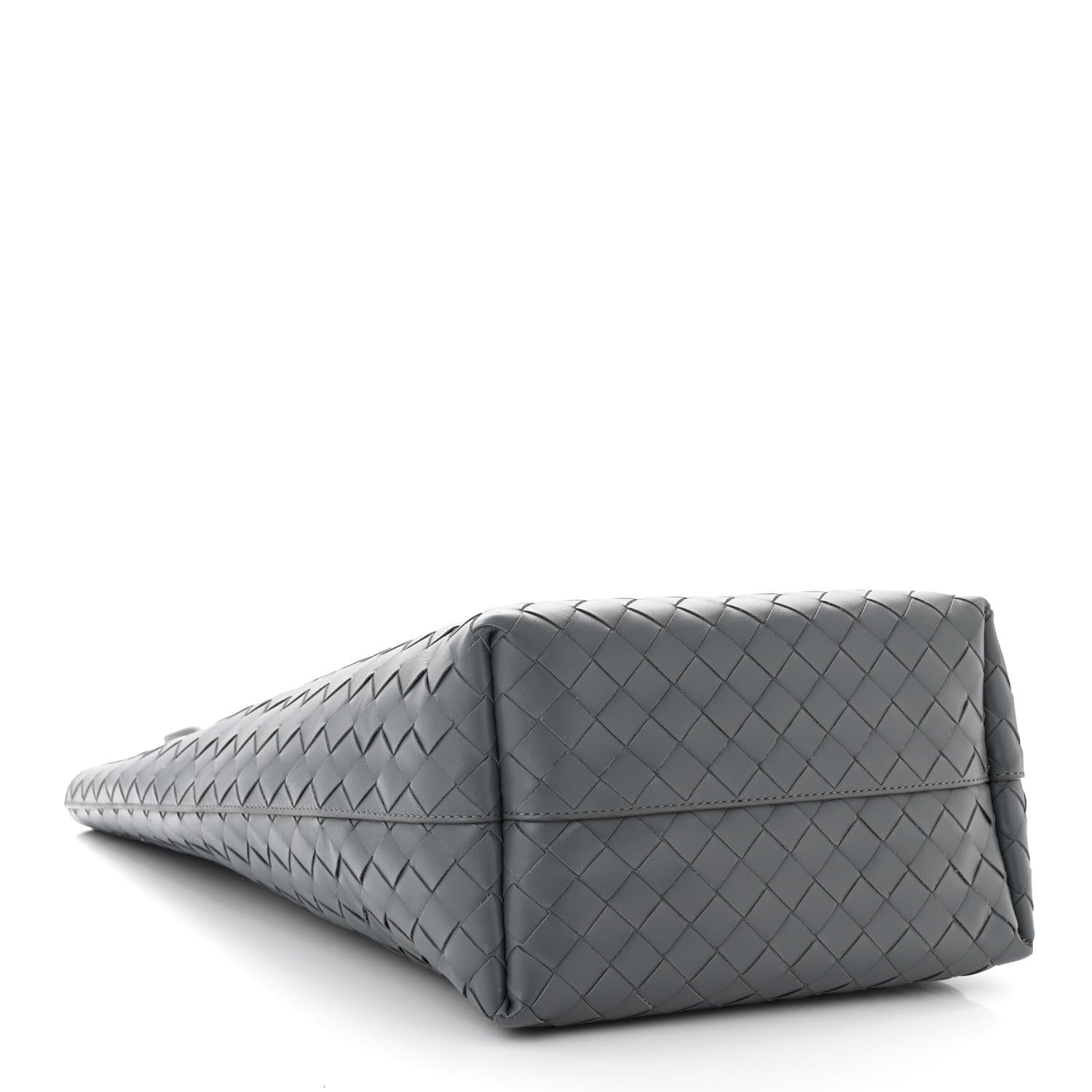 Bottega Veneta Calfskin Intrecciato Small Tote Bag Grey 5 of 10